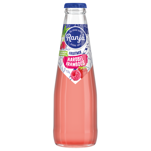 RANJA FRUITMIX AARDBEI & FRAMBOOS - 28X 20 CL